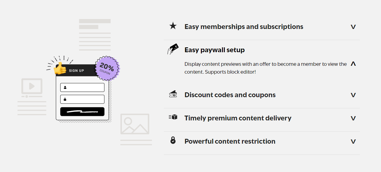 Restrict Content Pro WordPress plugin listing used for gating membership content